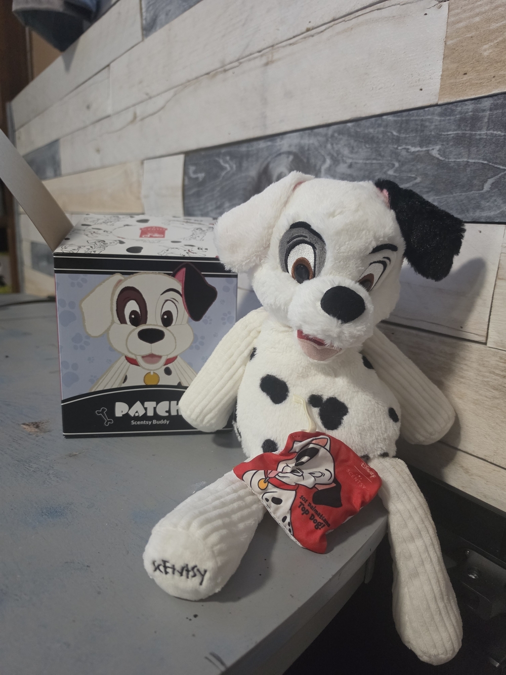 Scentsy Dalmatian Buddy Plush - White and Black